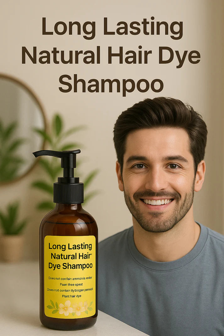 Long Lasting Natural Hair Dye Shampoo – Buy 1 Get 1 Free Limited Offer