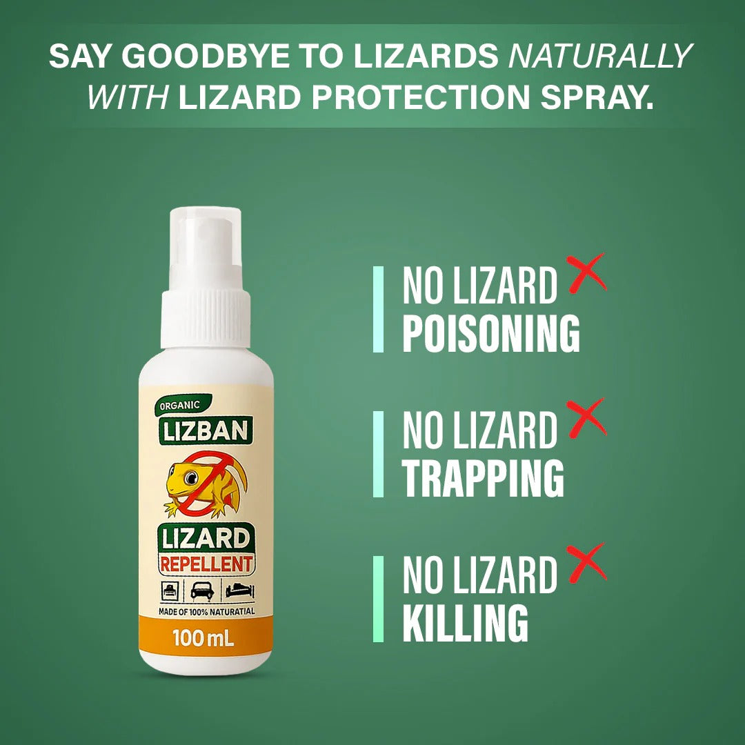 🔥 Mega Offer – Buy 1 Get 2 FREE 🦎Powerful Lizard Repellent Spray